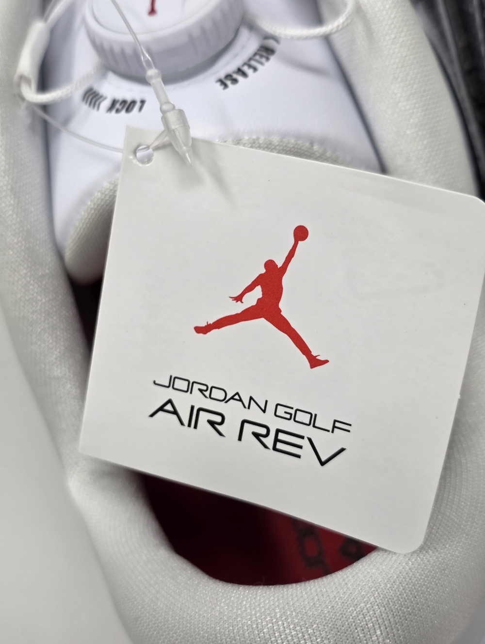 Nike Air Jordan Rev Golf White Black Metallic Silver FV6338-100 Mens Size 15 New - Picture 12 of 13